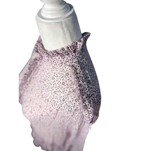 NEW Zadig & Voltaire Raspail Crinkle Floral Lace Trim Mini Dress M Retail $598 - Picture 5 of 14